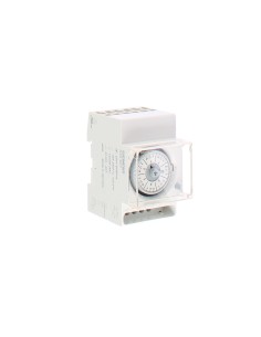 Reloj mecanico cuarzo 230vca engaste 1d 3um